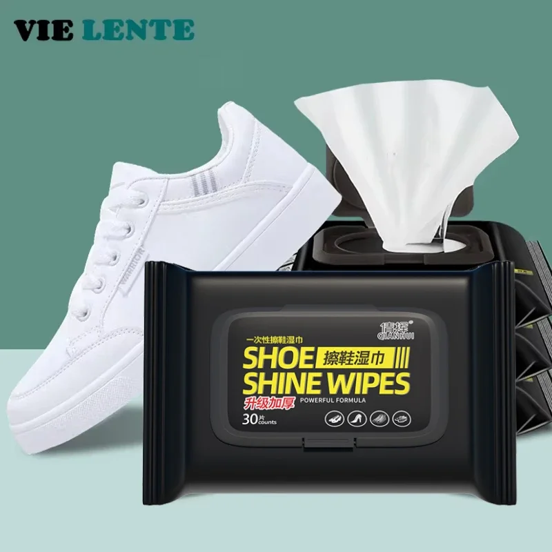 Shoe Cleaner - Toallitas desechables para limpieza de zapatos,