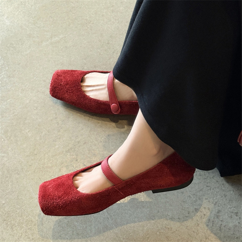 Shoe Brush - Nuevos zapatos de piel de vaca