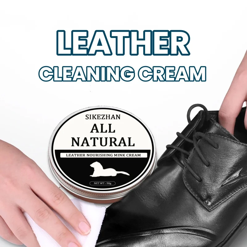 Leather Shoe Polish - SIKEZHAN-limpiador de cuero para sofá, crema