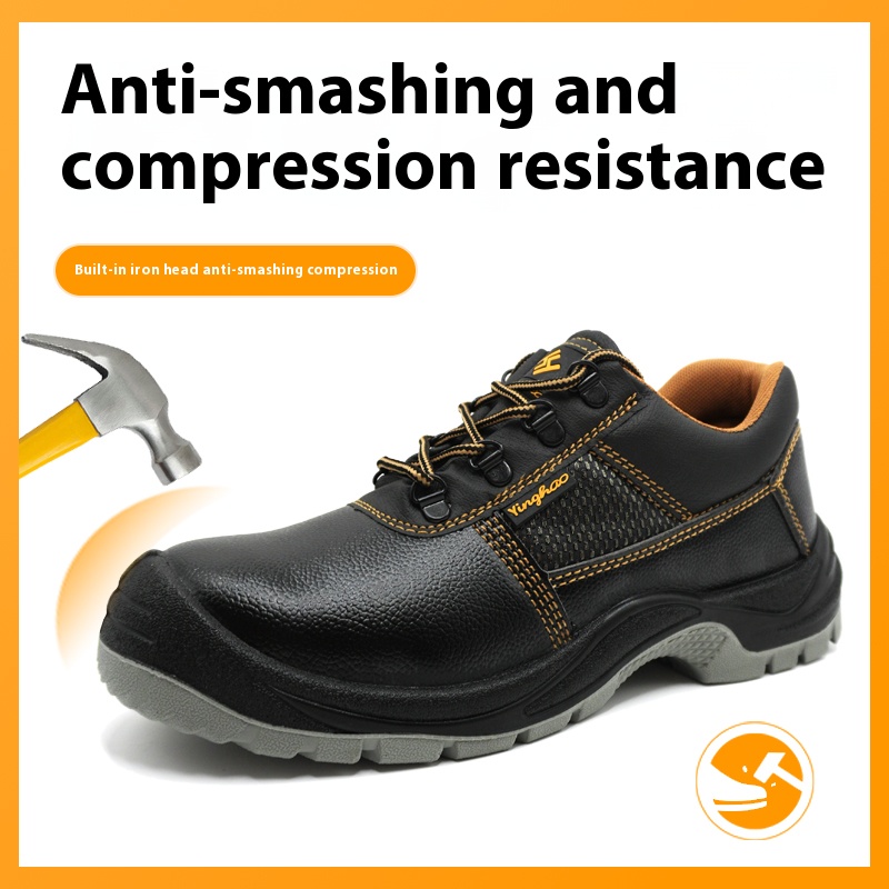 Leather Shoe Polish - Zapatos de protección laboral antigolpes y