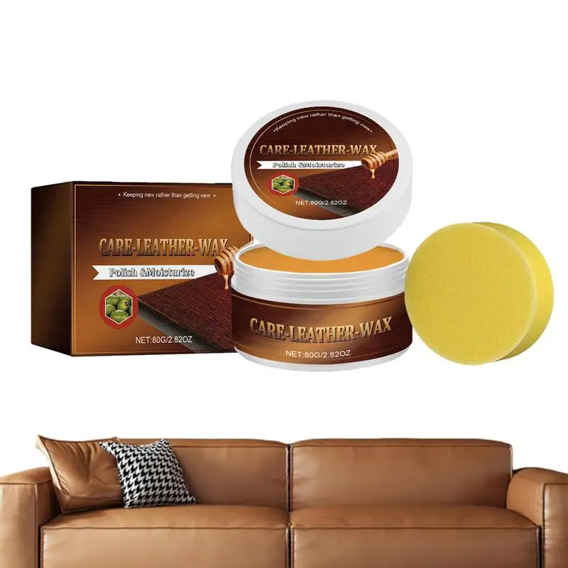 Leather Shoe Polish - Crema reparadora de cuero, limpiador de