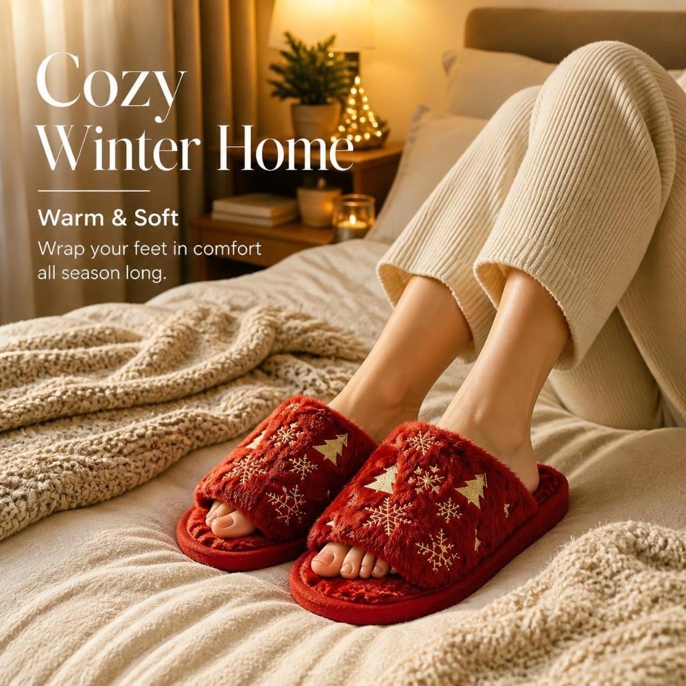 Pantuflas de Navidad con diseñ - Shoe Tree reseña y precio