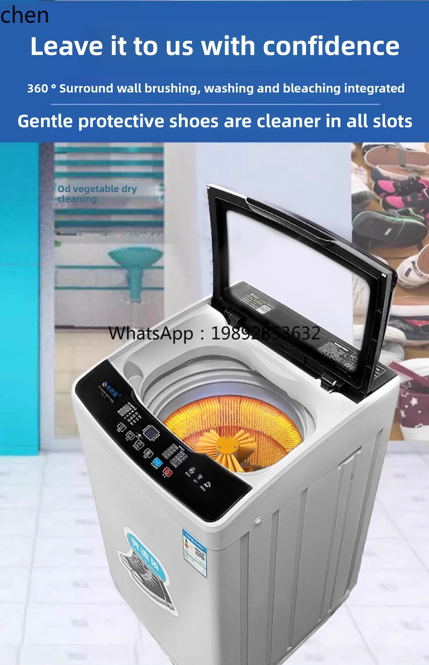 Lavadora automática de zapatos - Shoe Brush reseña y precio