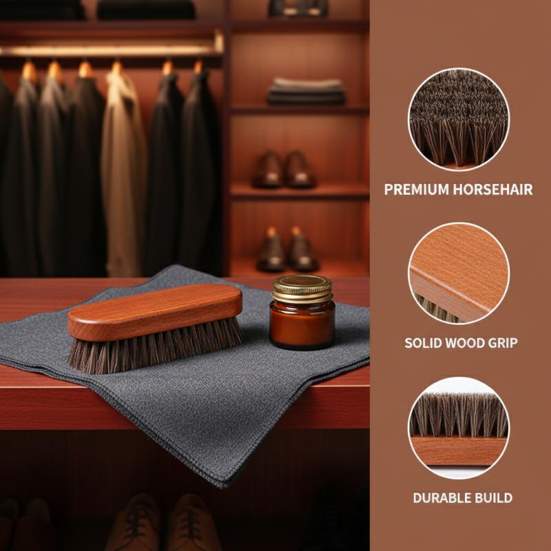 Cepillo para zapatos de madera - Shoe Cleaning Brush reseña y precio