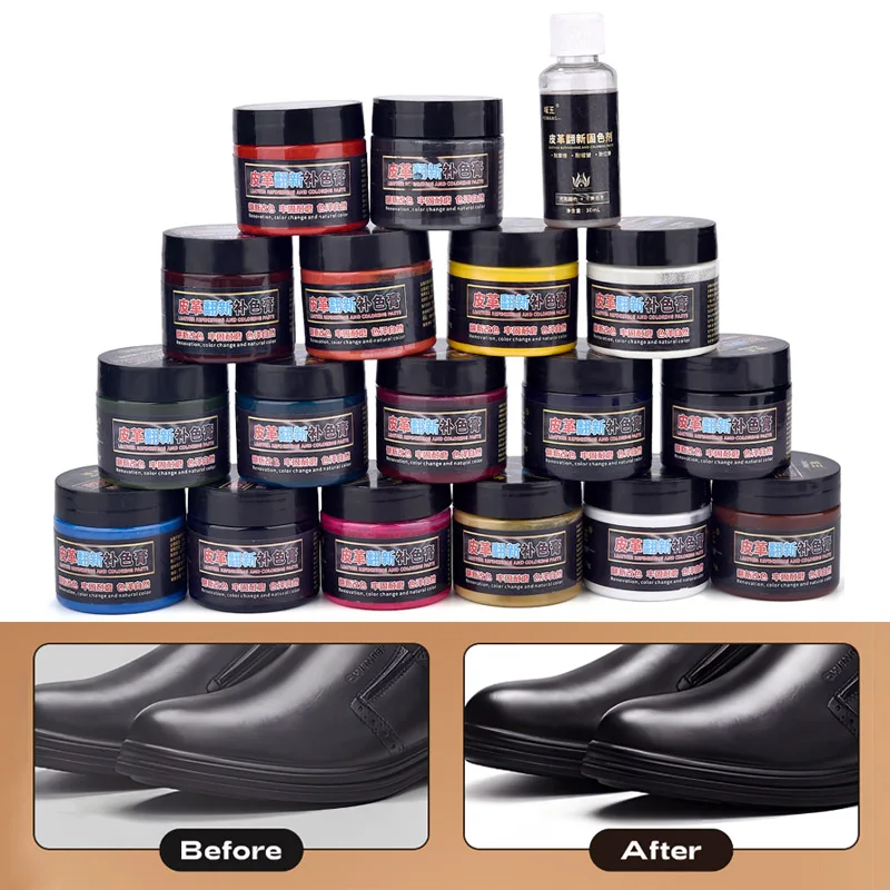 50g pintura para reparación de - Leather Shoe Polish reseña y precio