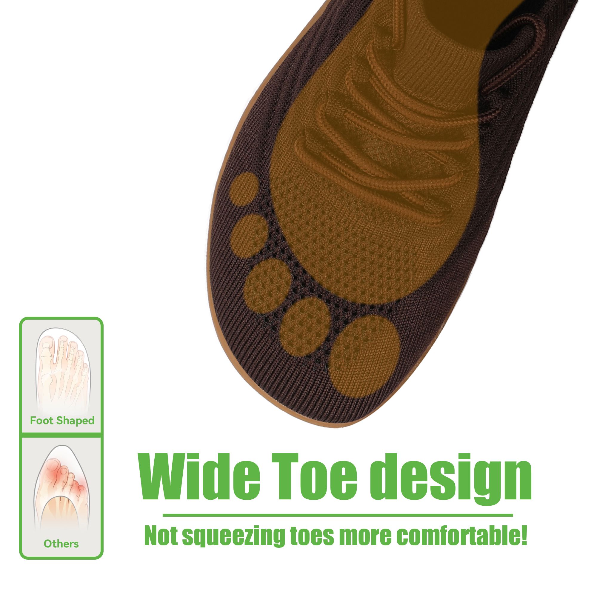 Zapatos con punta ancha para m - Sneaker Box reseña y precio