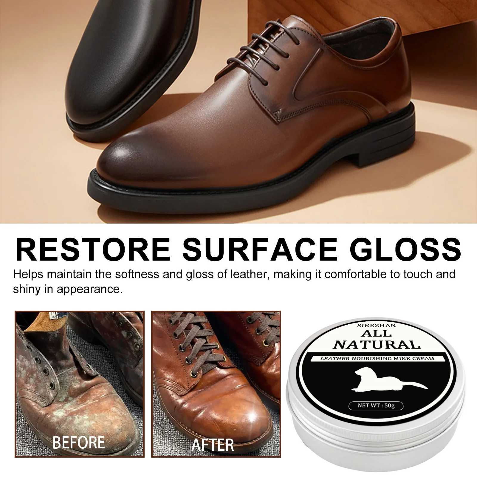 SIKEZHAN-limpiador de cuero pa - Leather Shoe Polish reseña y precio