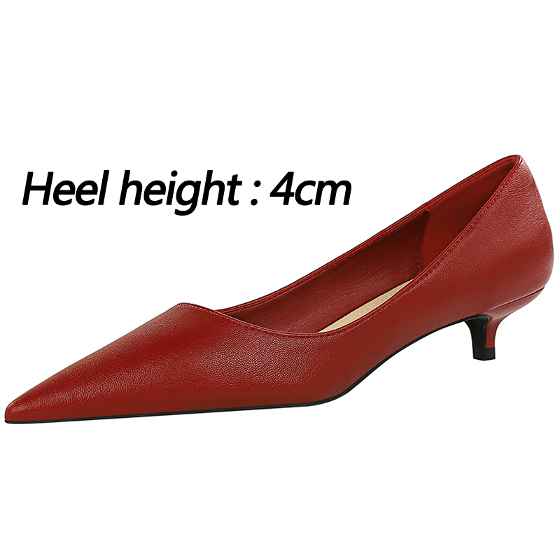 Zapatos de tacón medio con pun - Shoe Tree reseña y precio
